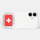 Made in Switzerland Case-Mate iPhone Hülle (Rückseite (Horizontal))