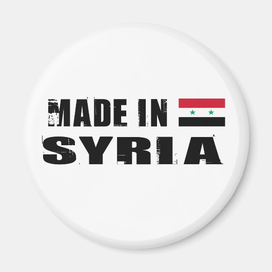 Made in Syrien Magnet (Vorne)