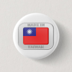 Made in Taiwan Button