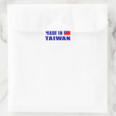 Made in Taiwan Runder Aufkleber (Tasche)