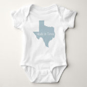 Made in Texas Blue Säugling Strampler Bodysuit Rom (Vorderseite)