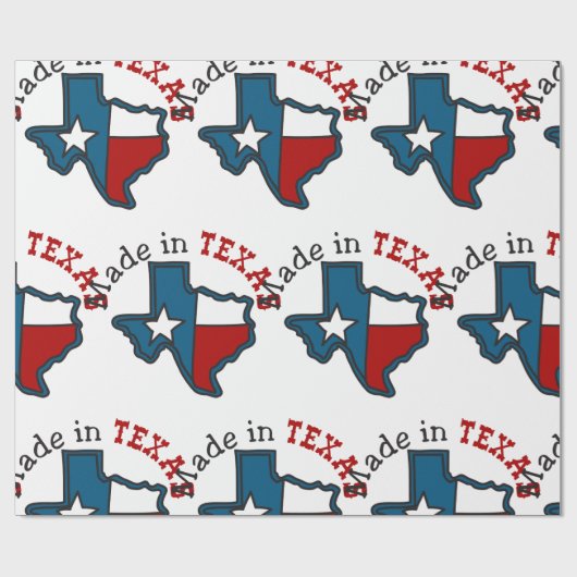 Made in Texas Geschenkpapier (Flach)