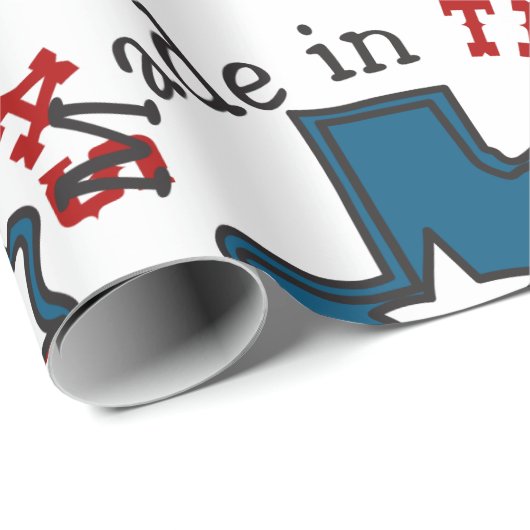 Made in Texas Geschenkpapier (Rolleneckpunkt)