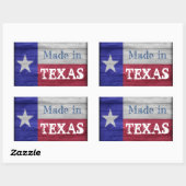 Made in Texas Label Aufkleber (Blatt)
