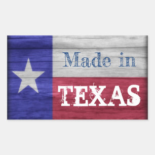 Made in Texas Label Aufkleber