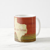 Made in Texas Rusty Red Stripes Coffee Tee Tasse (VorderseiteRechts)