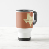 Made in Texas Rusty Red Travel/Pendler Tasse (VorderseiteRechts)