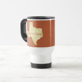 Made in Texas Rusty Red Travel/Pendler Tasse (Vorderseite Links)
