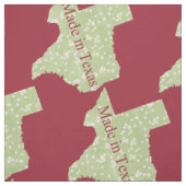 Made in Texas Staat Map Custom Fabric Stoff (Muster)
