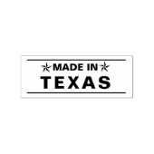 Made in Texas Staat Star Gummistempel (Prägung)