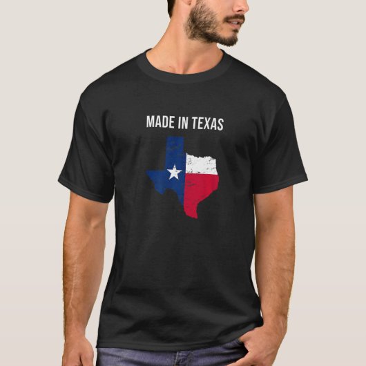Made in Texas State Flag T-Shirt (Vorderseite)