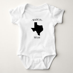 Made in Texas TX Baby Bodysuit Baby Strampler