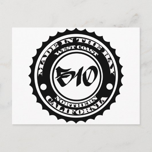 Made in the 510 postkarte (Vorderseite)