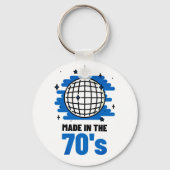 Made in the 70er Button Schlüsselanhänger (Vorderseite)