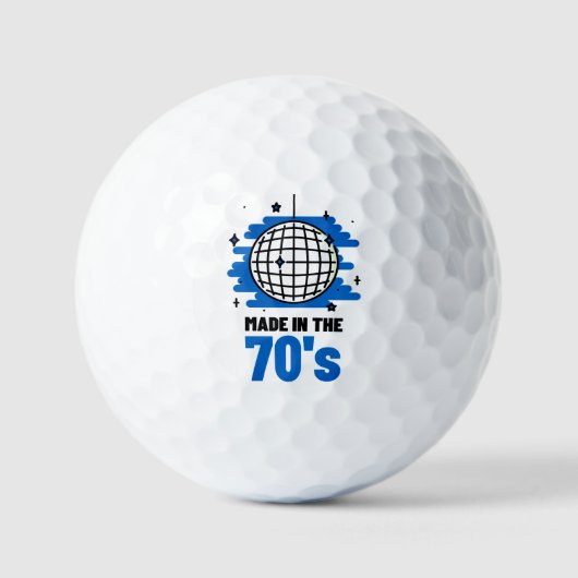Made in the 70er Golf Balls Golfball (Vorderseite)