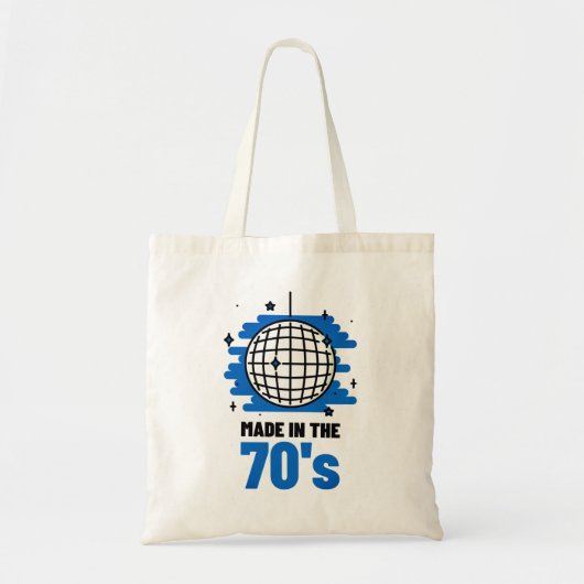 Made in the 70er Tote Bag Tragetasche (Vorne)