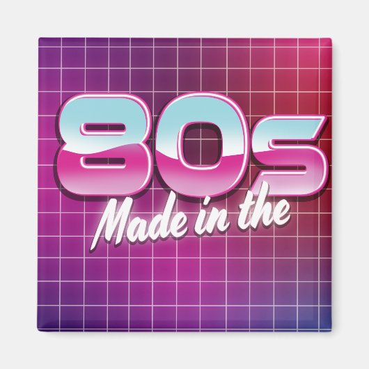 Made in the 80er magnet (Vorne)