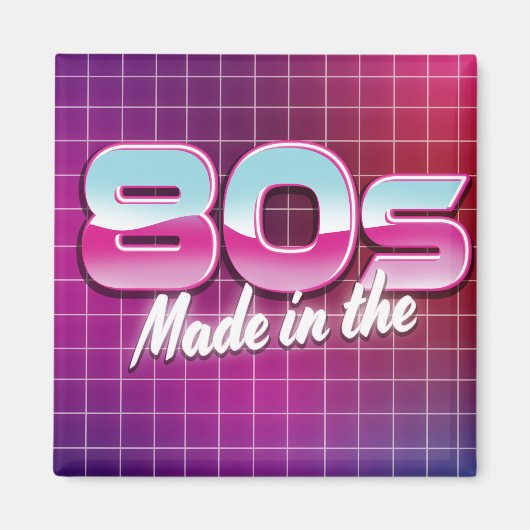 Made in the 80er magnet (Vorne)
