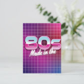 Made in the 80er postkarte (Stehend Vorderseite)