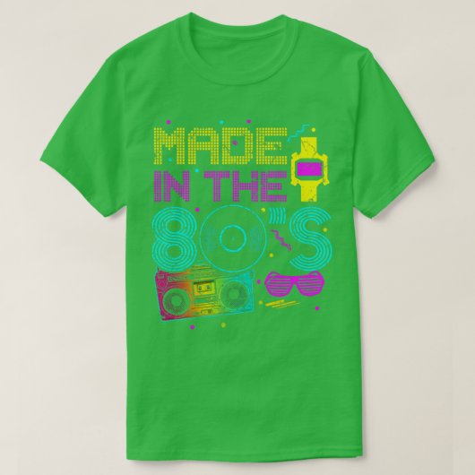 Made in the 80er T-Shirt (Design vorne)
