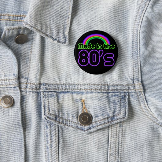 Made in the 80s button (Beispiel)