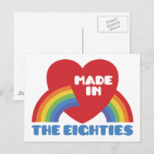 Made in the 80s postkarte (Vorne/Hinten)
