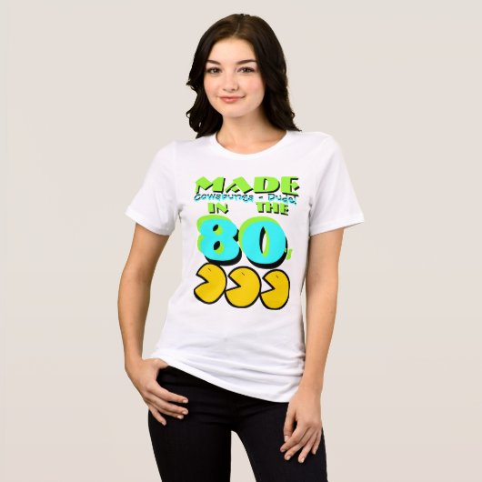 Made in the 80s Tri-Blend shirt (Vorderseite voll)