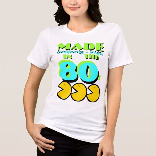 Made in the 80s Tri-Blend shirt (Vorderseite)