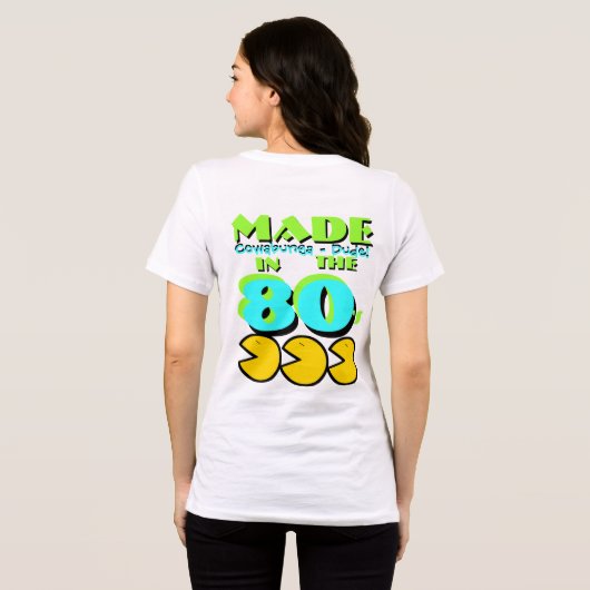 Made in the 80s Tri-Blend shirt (Rückseite voll)