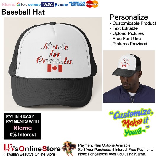 Made in the Canada Trucker Hat Truckerkappe