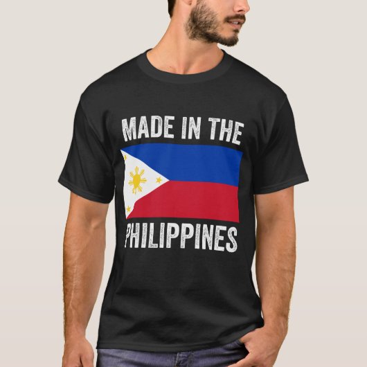 Made in the Philippines // World Country Flag T-Shirt (Vorderseite)