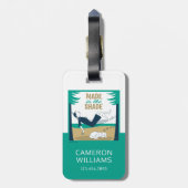 Made in the Shade Gepäckanhänger (Rückseite vertikal)