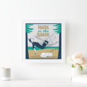 Made in the Shade Quadratische Wanduhr (Zuhause)