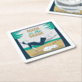 Made in the Shade Rechteckiger Pappuntersetzer (angewinkelt)