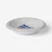 Made in the USA 4. Juli Glitzer Pappteller (Gewinkelt)