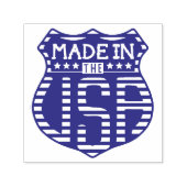 Made in the USA 4. Juli Proud American Logo Permastempel (Design)