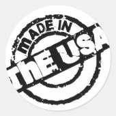 Made in the USA Aufkleber (Vorderseite)