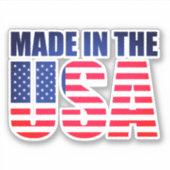 Made in the USA Aufkleber (Vorderseite)
