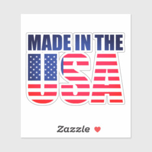 Made in the USA Aufkleber