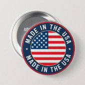 Made in the USA Button (Vorne & Hinten)