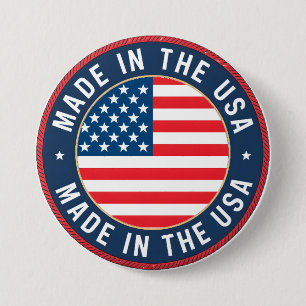 Made in the USA Button