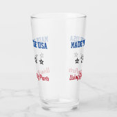 Made in the USA Custom Birth Year Glass Cup Glas (Rechts)