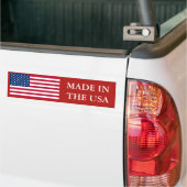 Made in the USA Flag Autoaufkleber (Auf Lkw)