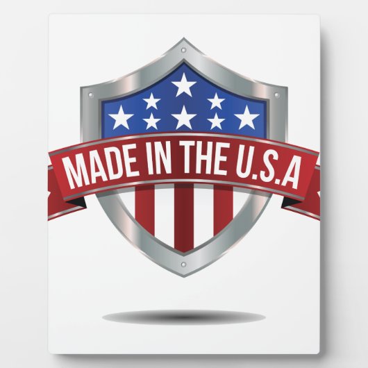 Made in the usa fotoplatte (Vorderseite)