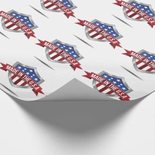 Made in the usa geschenkpapier (Ecke)