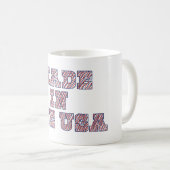 Made in the USA Kaffeetasse (VorderseiteRechts)