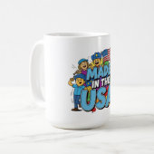 Made in the USA Kaffeetasse (Vorderseite Links)