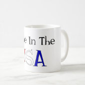 Made in the USA Kaffeetasse (VorderseiteRechts)