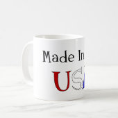 Made in the USA Kaffeetasse (Vorderseite Links)