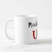 Made in the USA Kaffeetasse (Links)